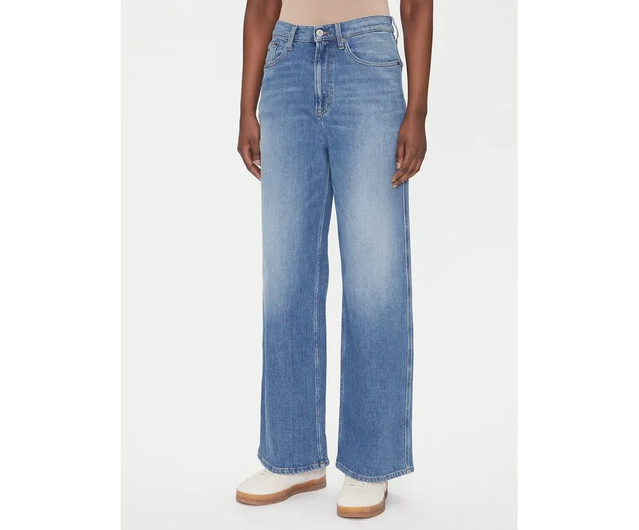 obrazek 1 Tommy Jeans Jeansy Claire DW0DW20048 Niebieski Wide Leg