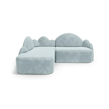 Picture A unique corner sofa in the shape of a cloud