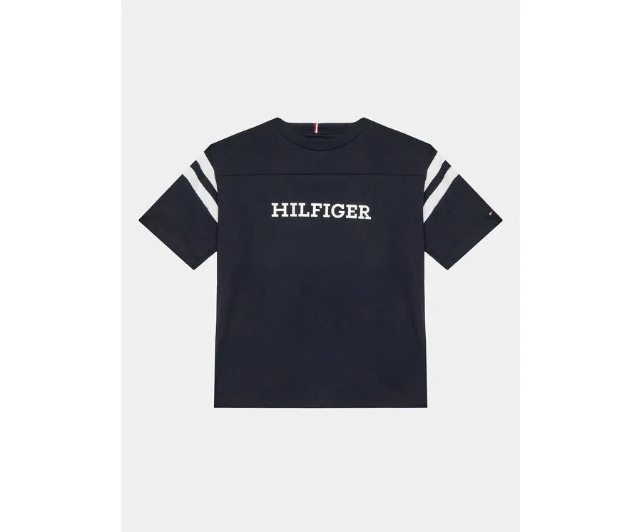 obrazek 1 Tommy Hilfiger T-Shirt Varsity KB0KB08678 D Granatowy Regular Fit
