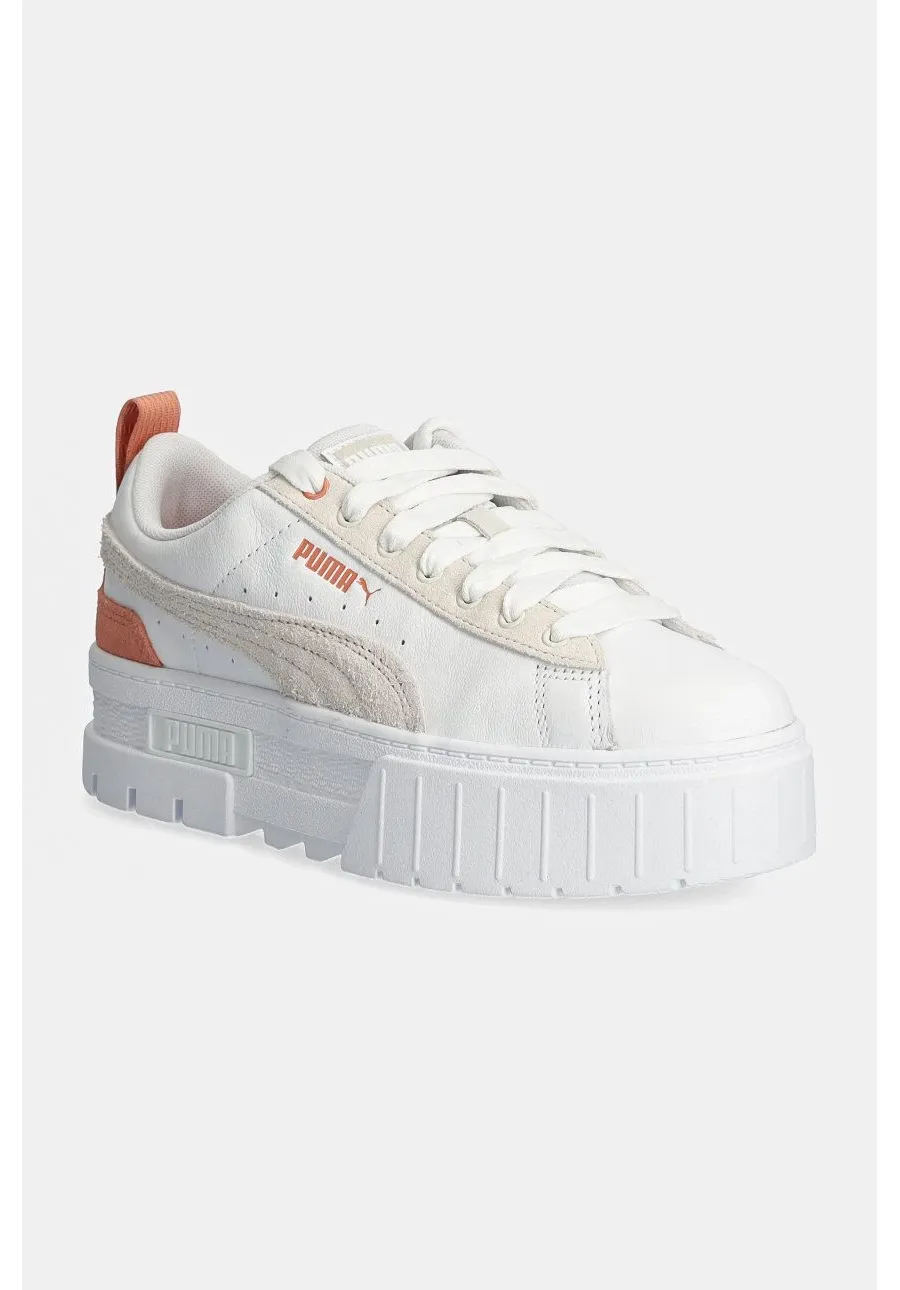 obrazek 1 Puma sneakersy skórzane Mayze Mix Wns kolor biały