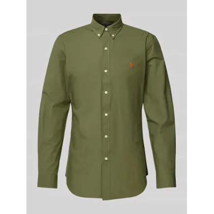 Zdjęcie Koszula casualowa o kroju slim fit z wyhaftowanym logo