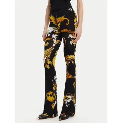 Zdjęcie Versace Jeans Couture Spodnie materiałowe 78HAC107 JS471 Czarny Regular Fit