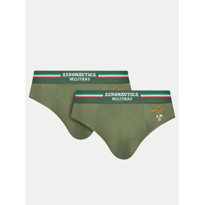 Zdjęcie Aeronautica Militare Komplet 2 par slipów AM1USL001 Khaki