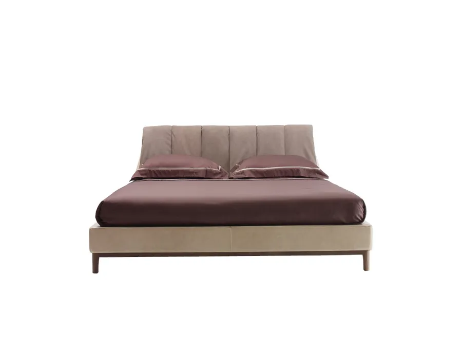 obrazek 2 Stylowe, włoskie łóżko z litego drewna, queen size - Ulivi Salotti