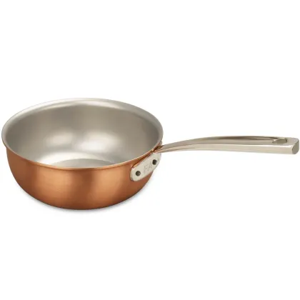 Zdjęcie Zaokrąglona patelnia 18 cm do dań sauté z Belgii