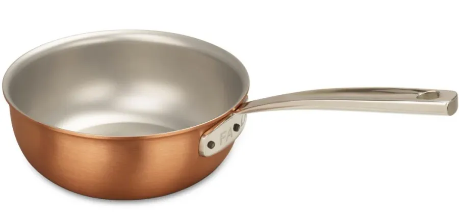 obrazek 1 Zaokrąglona patelnia 18 cm do dań sauté z Belgii