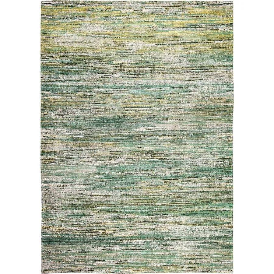 obrazek 1 Nieszablonowy zielony dywan w paski - INFINITE GREENS 8874