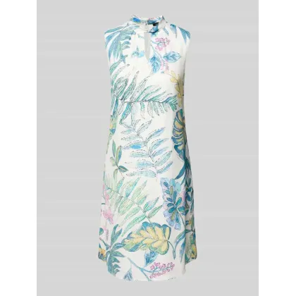 Zdjęcie Sukienka o długości do kolan z wiskozy z wycięciem w kształcie łezki