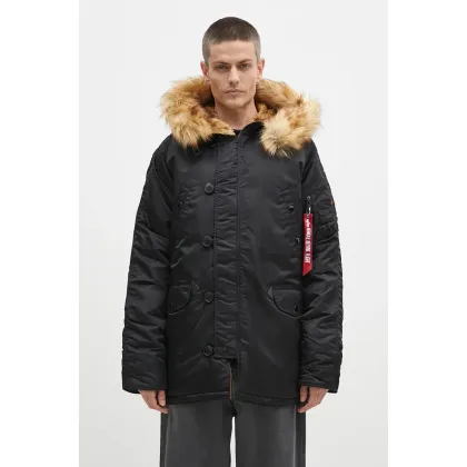 Zdjęcie Alpha Industries kurtka N3B VF 59 męska kolor czarny zimowa 103141.03