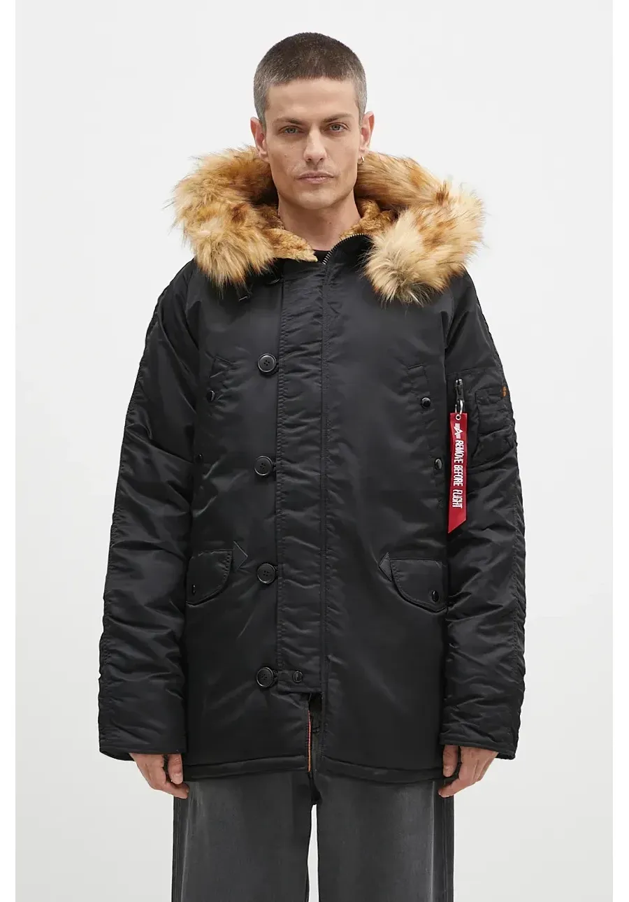 obrazek 1 Alpha Industries kurtka N3B VF 59 męska kolor czarny zimowa 103141.03