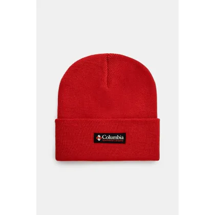 Zdjęcie Columbia czapka City Trek Heavyweight kolor czerwony
