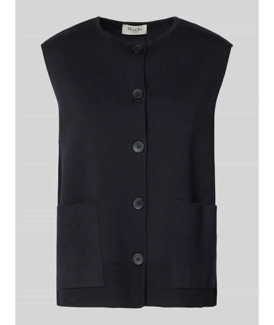 obrazek 1 Kamizelka wełniana z listwą guzikową