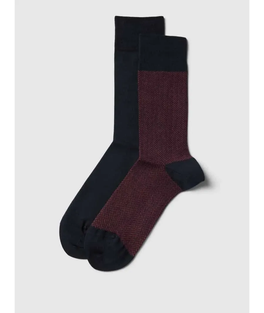 obrazek 1 Skarpety z detalem z logo w zestawie 2 szt.