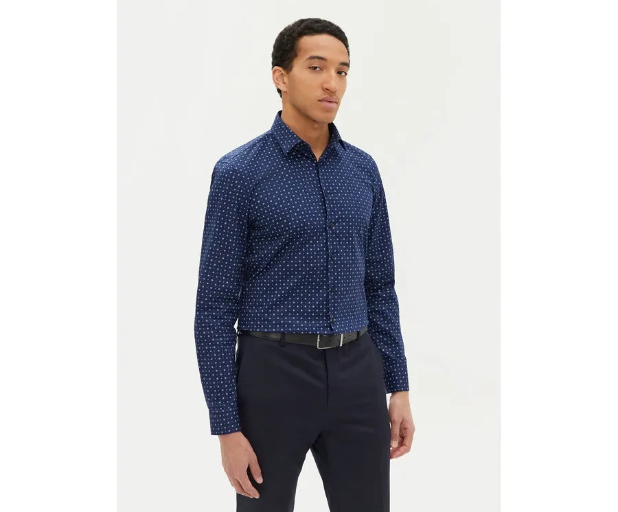 obrazek 1 Calvin Klein Koszula K10K114313 Granatowy Slim Fit