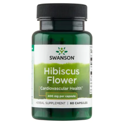 Zdjęcie Swanson Full Spectrum Hibiscus Flower 400 mg Kapsułki
