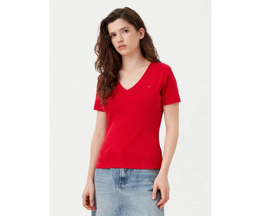 obrazek 1 Tommy Hilfiger T-Shirt New Cody WW0WW40584 Czerwony Slim Fit