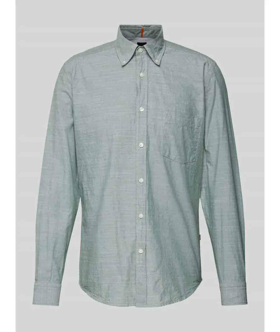 obrazek 1 Koszula casualowa o kroju slim fit z kołnierzykiem typu button down model ‘Rickert’