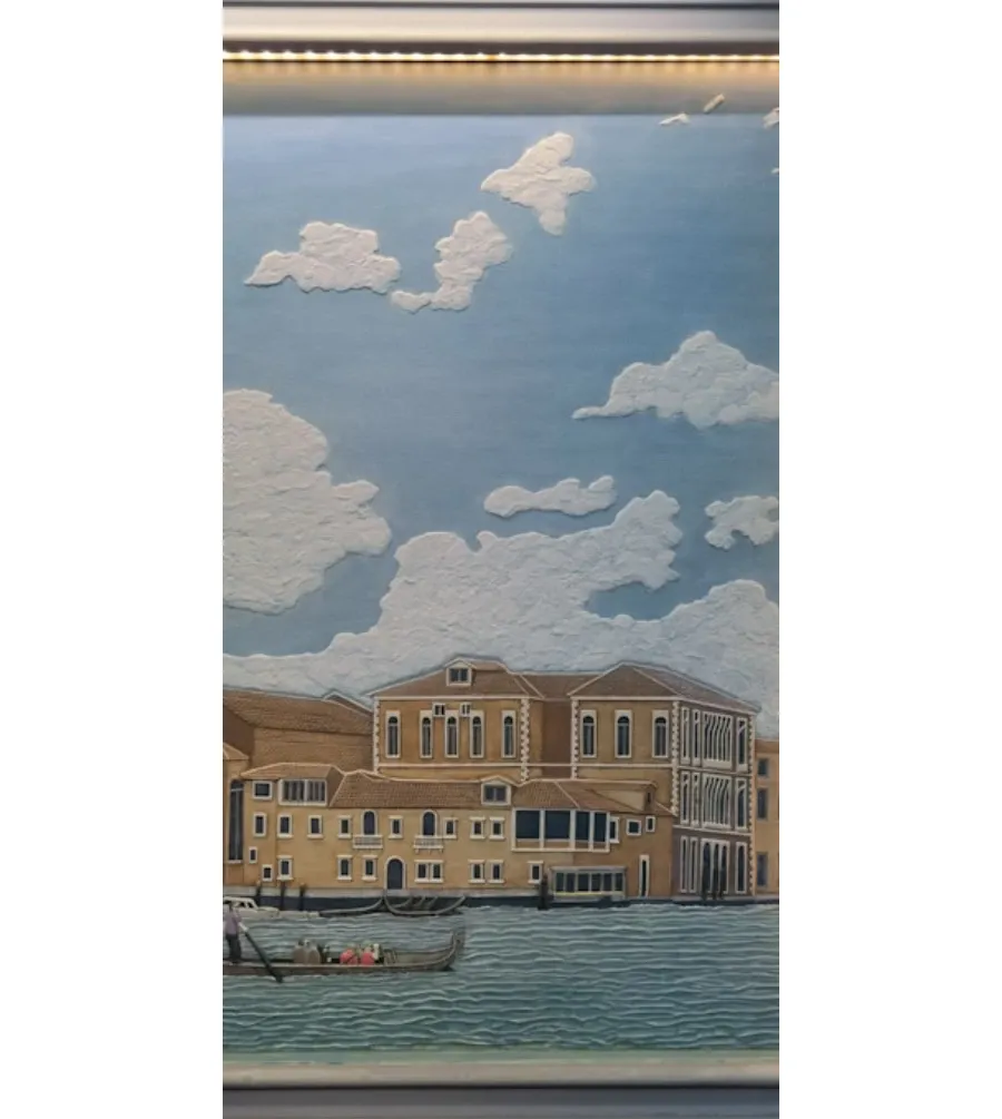 obrazek 5 Wspaniałą Płaskorzeźba Obraz 140cm ×90cm ×3cm Wenecja 03.