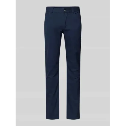 Zdjęcie Chinosy z prostą nogawką i fakturowanym wzorem