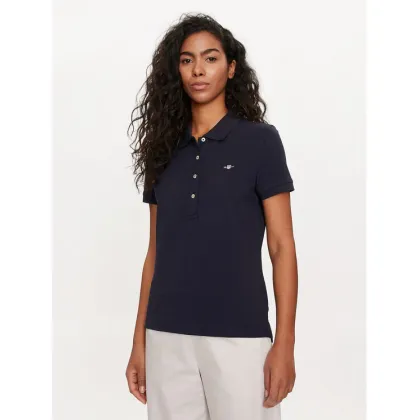 Zdjęcie Gant Polo Shield 4200870 Granatowy Slim Fit