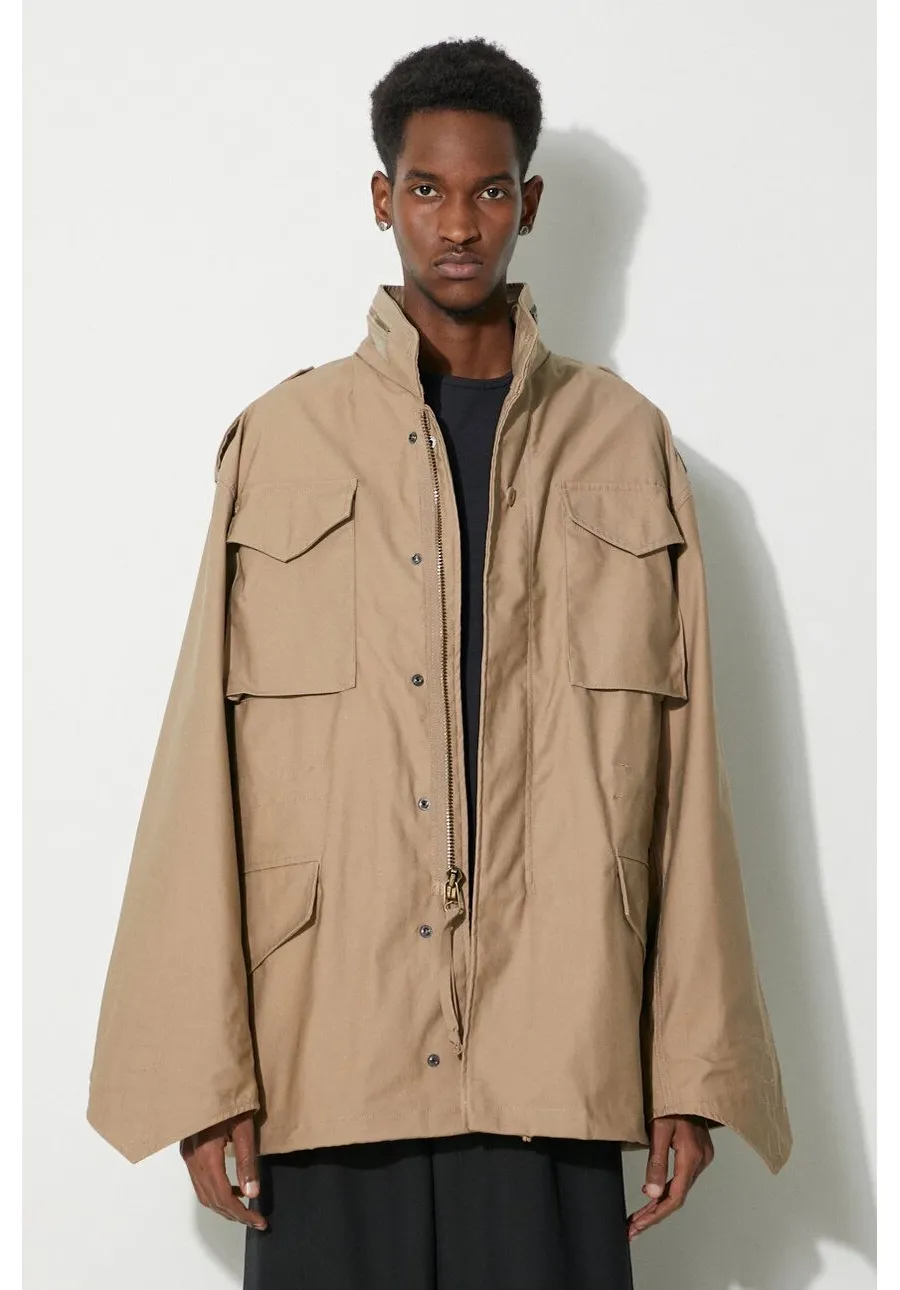 obrazek 1 Alpha Industries kurtka M-65 męska kolor beżowy przejściowa oversize 100103