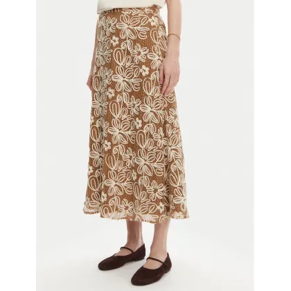 Zdjęcie Luisa Spagnoli Spódnica midi Tenente 541989 Beżowy Regular Fit