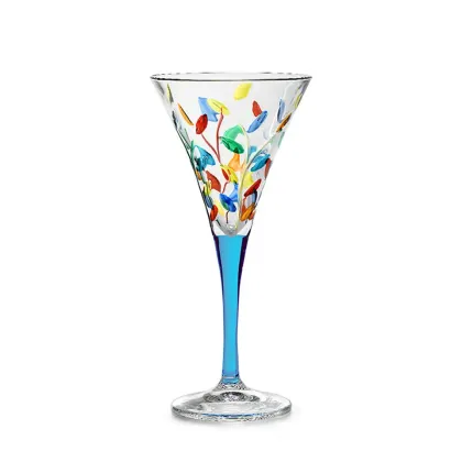 Zdjęcie Ręcznie malowany komplet 6 kieliszków do wody (210 ml)