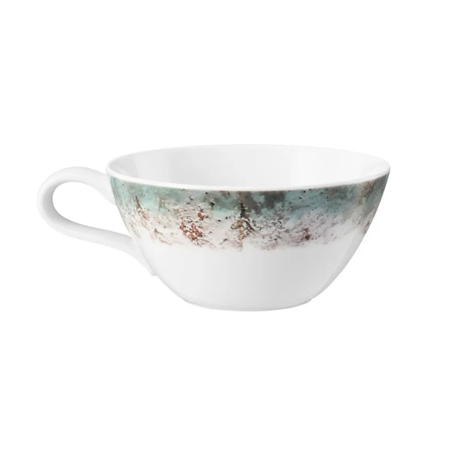 obrazek 2 Stylowa porcelanowa filiżanka do herbaty o pięknym zdobieniu - Seltmann Weiden