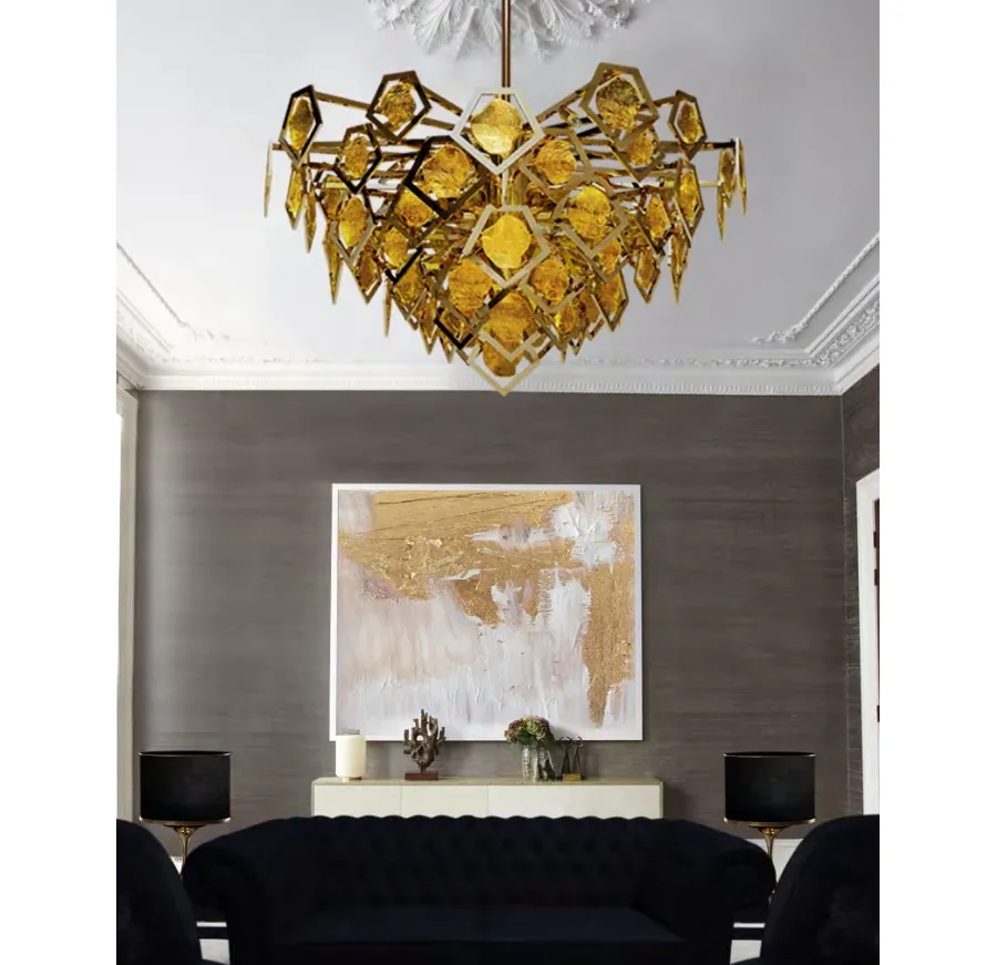 obrazek 1 Pogodna lampa wisząca Apidae inspirowana pszczołowatymi