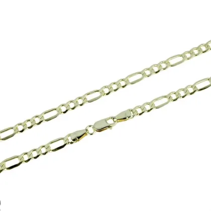 Zdjęcie Włoski złoty łańcuszek 3+1 50 cm