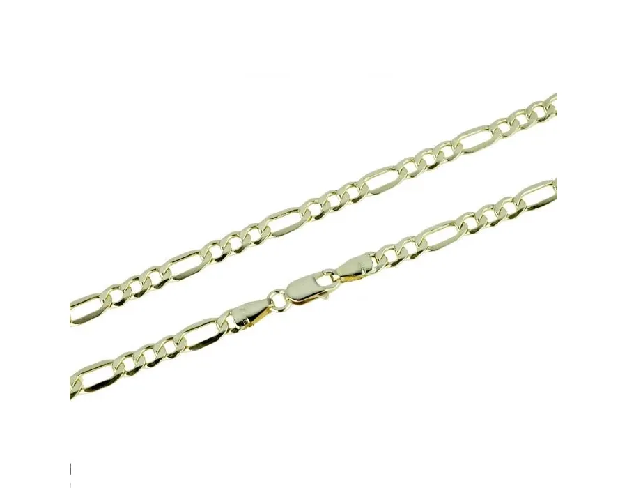 obrazek 1 Włoski złoty łańcuszek 3+1 50 cm