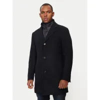 Zdjęcie Hechter Paris Płaszcz wełniany 45014 142270 Granatowy Regular Fit