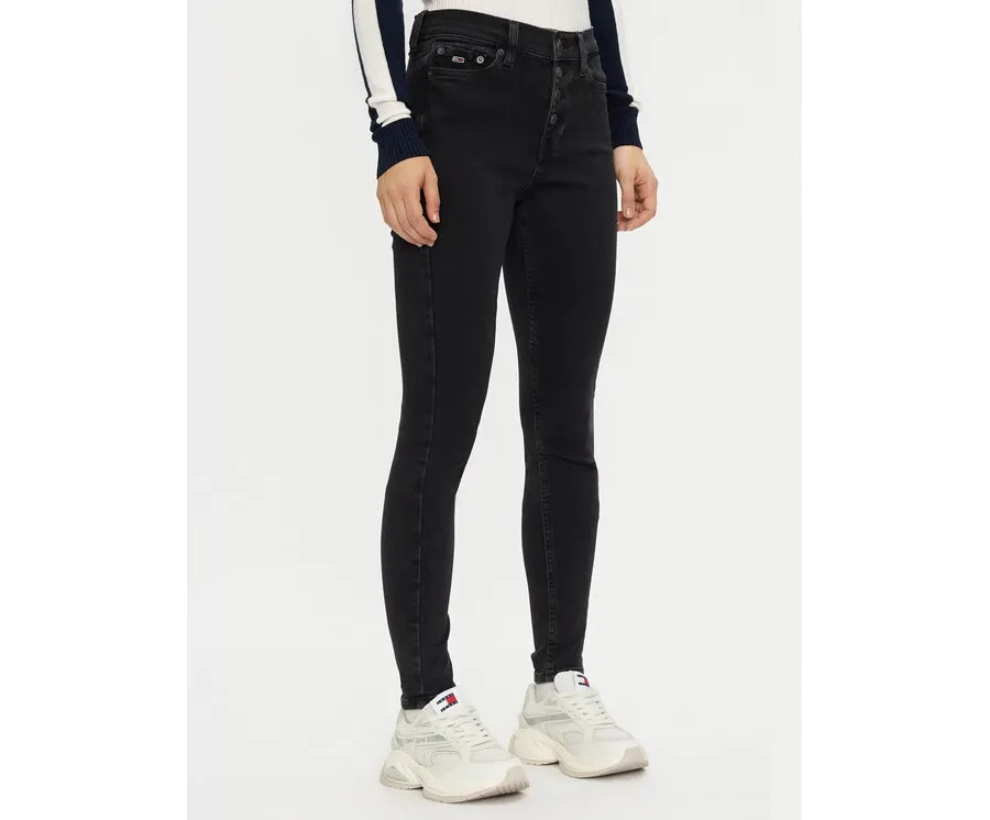 obrazek 1 Tommy Jeans Jeansy Nora DW0DW19543 Czarny Skinny Fit
