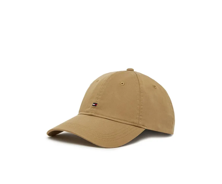 obrazek 1 Tommy Hilfiger Czapka z daszkiem Essential Flag Soft Cap AW0AW17632 Beżowy