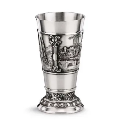 Zdjęcie Pewterowy kubek, kufel do piwa