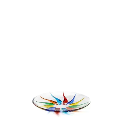 Zdjęcie Ręcznie malowany talerz ze szkła murano (18 cm)