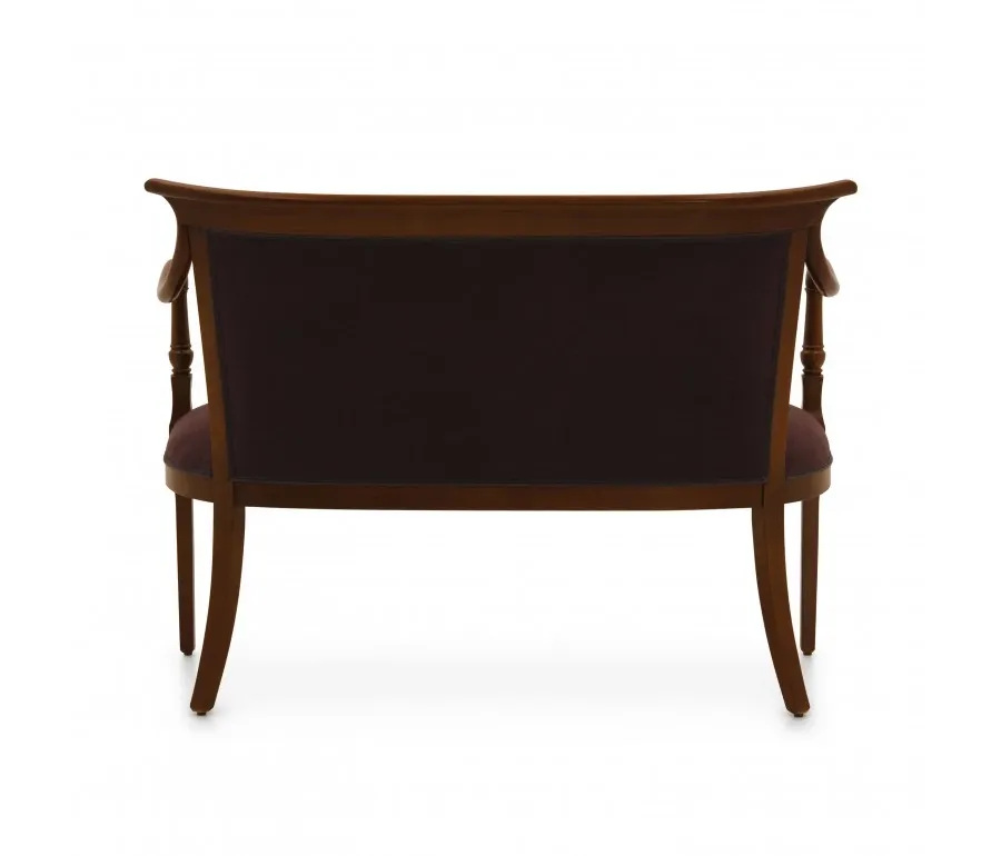 obrazek 2 Elegancka sofa z drewna bukowego o szczególnie falistych liniach - Sevensedie