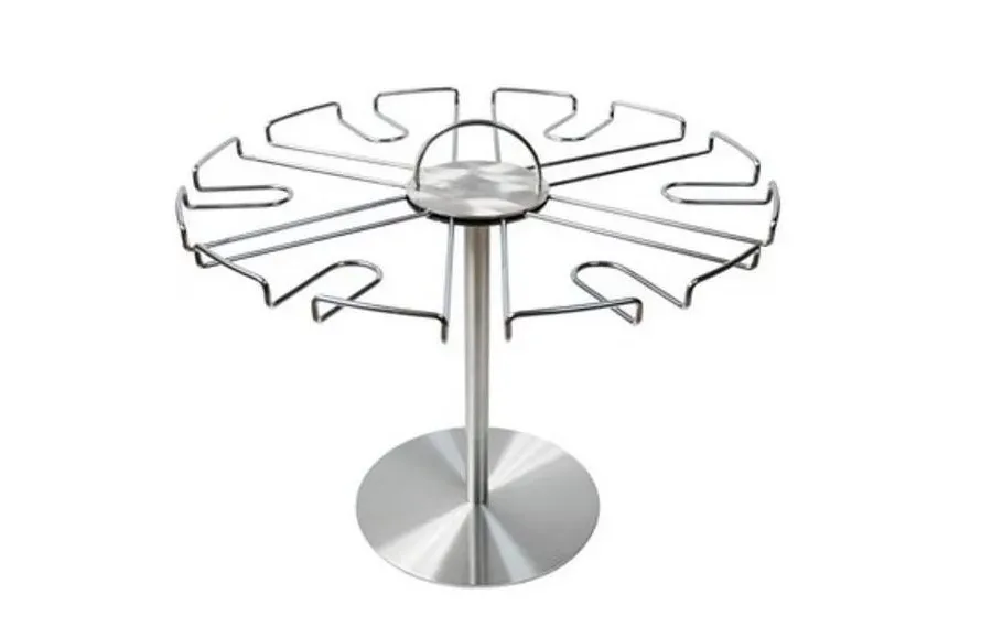 obrazek 1 Stalowy stojak do przechowywania kieliszków do wina lub szampana