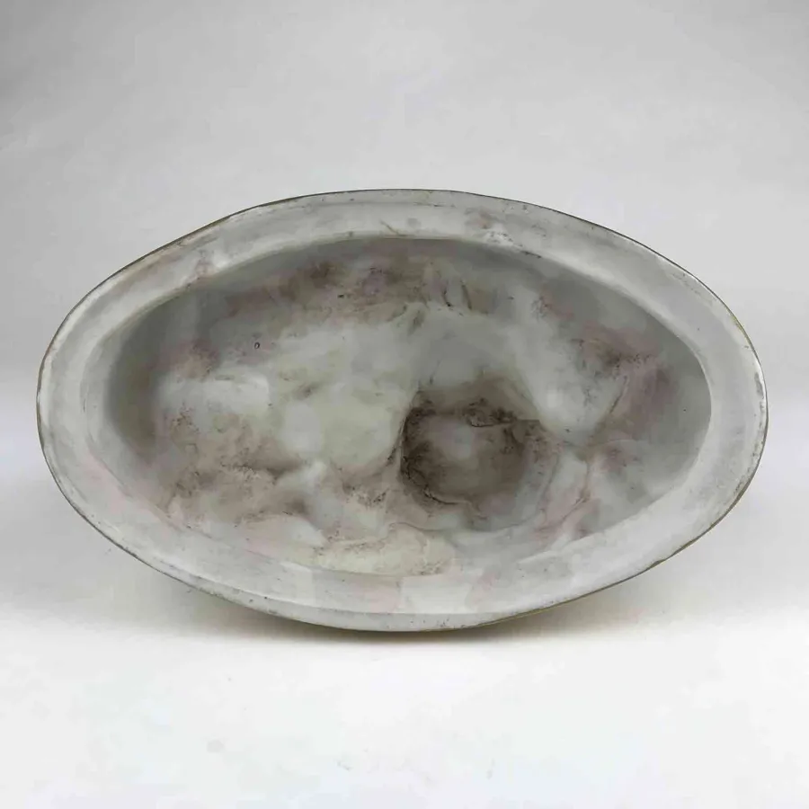 obrazek 6 Grupa muzycznych aniołków z polichromowanej i złoconej porcelany, ręcznie malowana