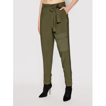 Zdjęcie TWINSET Spodnie materiałowe 211TT2161 Zielony Regular Fit
