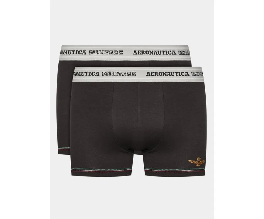 obrazek 1 Aeronautica Militare Komplet 2 par bokserek AM1UBX003 Czarny