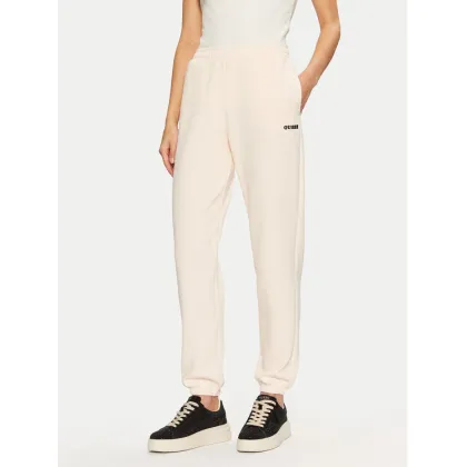 Zdjęcie Guess Spodnie dresowe V5RB02 KCLD1 Écru Regular Fit