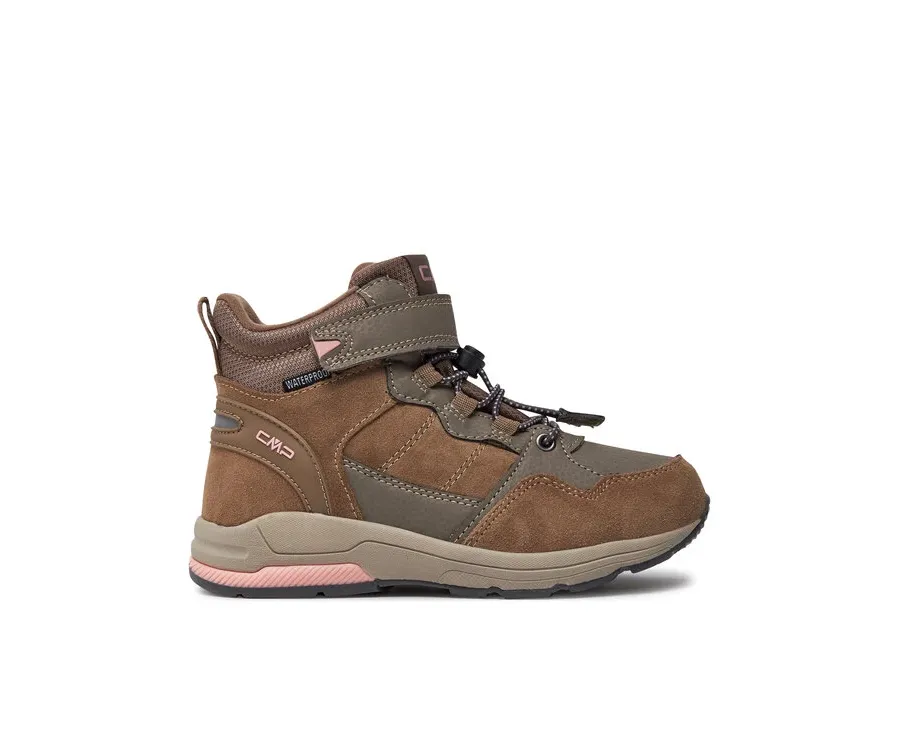 obrazek 1 CMP Sneakersy Kids Hadil Leather Wp Urban Shoes 3Q84524 Brązowy