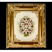 Zdjęcie Niepowtarzalny porcelanowy obraz do eleganckich wnętrz