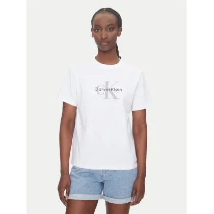 Zdjęcie Calvin Klein Jeans T-Shirt Hero LV047B865G Biały Regular Fit