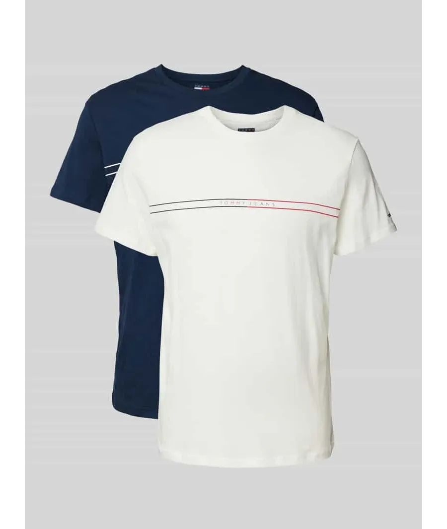 obrazek 1 Tommy Jeans Komplet 2 t-shirtów Entry Graphic DM0DM21902 Kolorowy Slim Fit