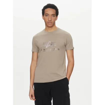 Zdjęcie Alpha Industries T-Shirt Basic 100501 Beżowy Regular Fit