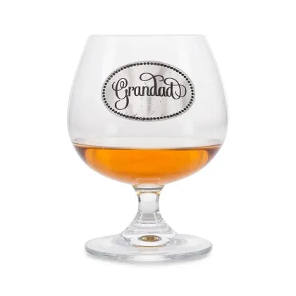 Zdjęcie Prezent dla dziadka – kryształowy kieliszek do brandy
