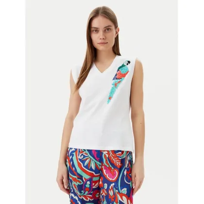 Zdjęcie Lola Casademunt by Maite Bluzka MS2515023 Biały Regular Fit