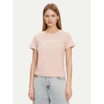 Zdjęcie Guess T-Shirt O5GI02 KBBU1 Różowy Regular Fit